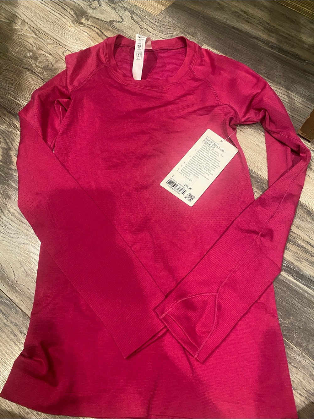 Lululemon nwt swiftly tech long sleeve 2.0